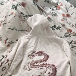 brandy melville hoodie with small stain on back